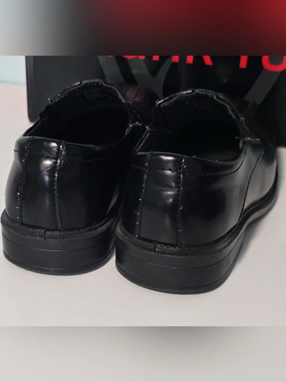 Deer Stags Boys' Size 13.5 Black Dress Shoes
